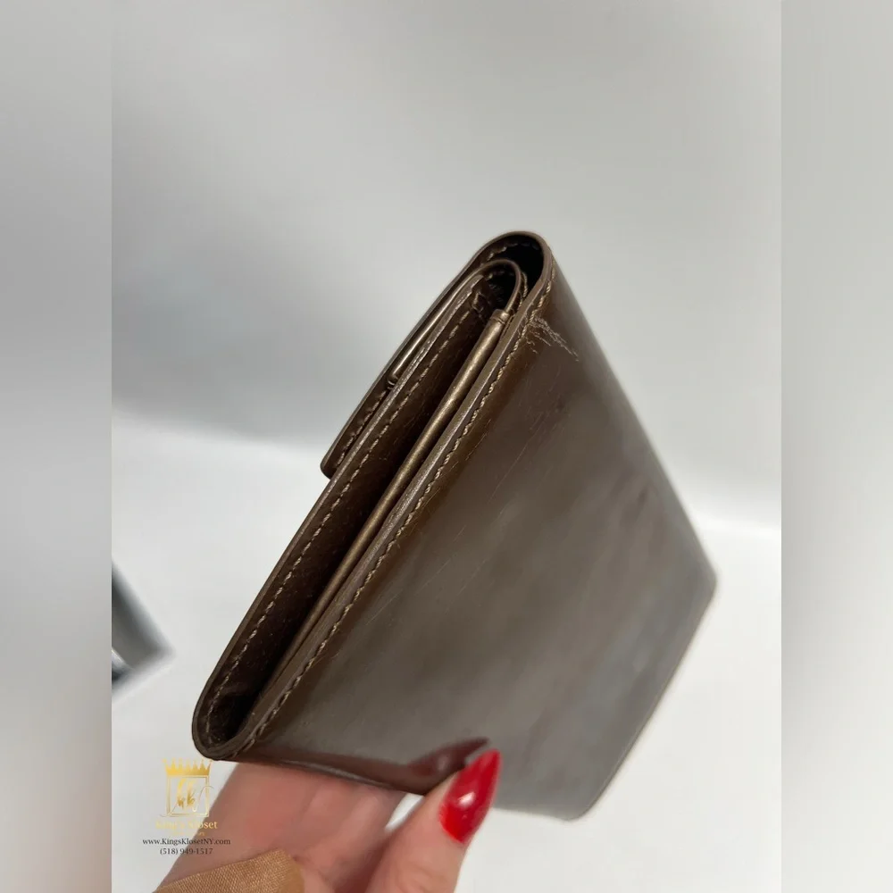 Christian Dior patent wallet